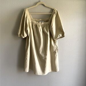 Rachel Parcell Cream Puff Sleeve Dress